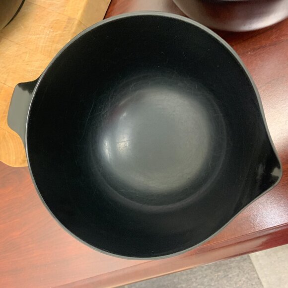 BOWLS - Vintage Copco Nesting Bowls black Set Of 3 Melamine Non-Skid Bottom - Picture 10 of 14